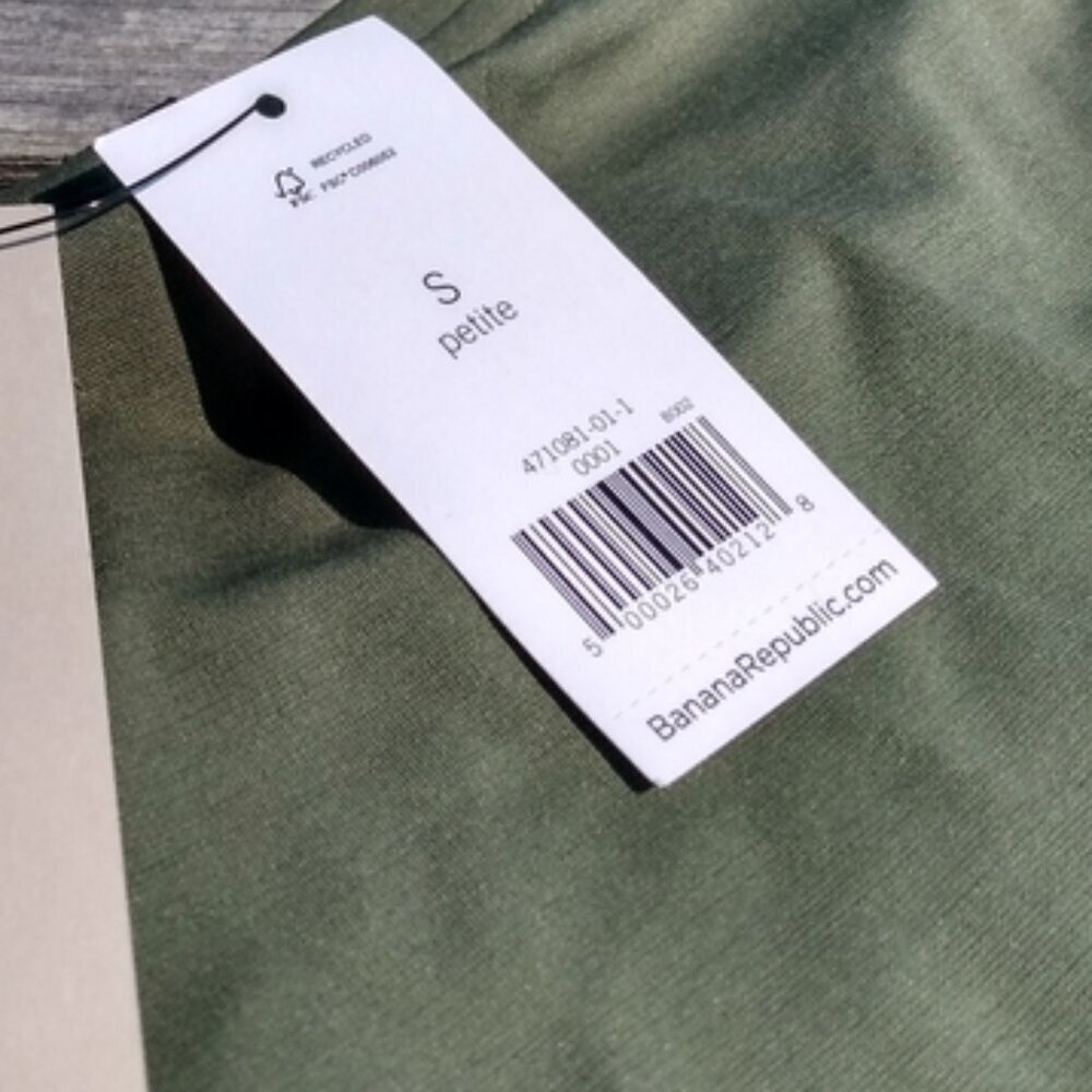 NEW, Banana Republic Army Green Knit tank Dress - Picture 9 of 16